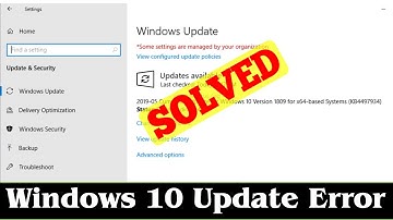 [SOLVED] How to Fix Windows 10 Update Error Problem Issue