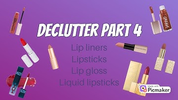 MAKEUP DECLUTTER 2023 PART 4 | LIPSTICK / LIP LINERS / LIP GLOSS  | Effys Place
