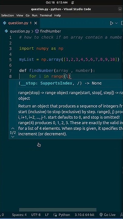 Program to Check if an Element is Present in an Array in Python | # ...