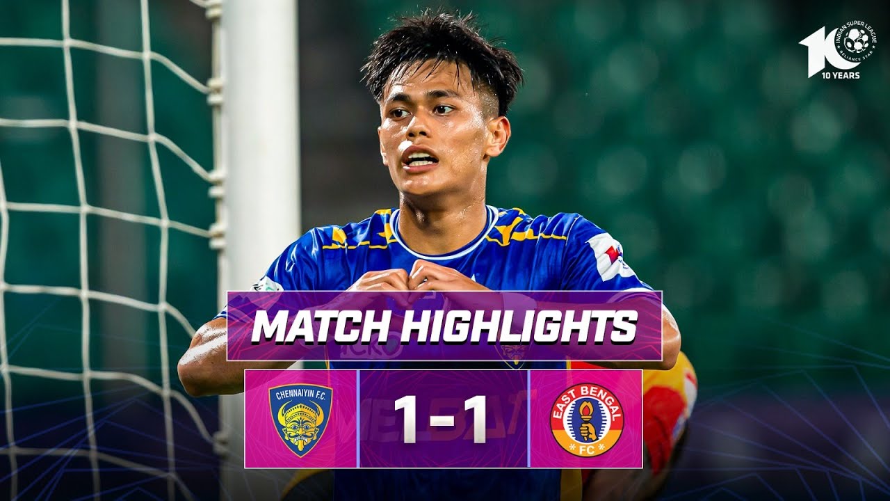 Match Highlights | Chennaiyin FC 1-1 East Bengal FC | MW 7 | ISL 2023-24
