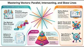 Vectors Parallel, Intersecting, Skew Lines | Math #Lines