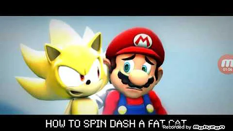 Mario vs sonic rap battle my kind