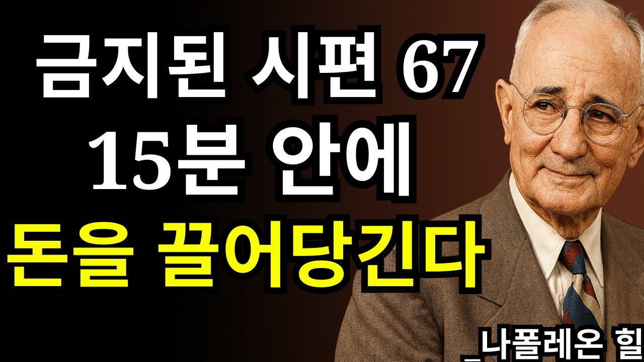 갑자기 부자가 된다면? 시편 67편에 숨겨진 지혜 | 나폴레온 힐