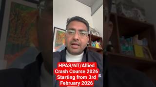 HPAS / NT / Allied Prelims Crash Course 2026 | Starting 3rd February | Join Now | CivilsTap