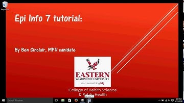 Epi Info 7: Introduction