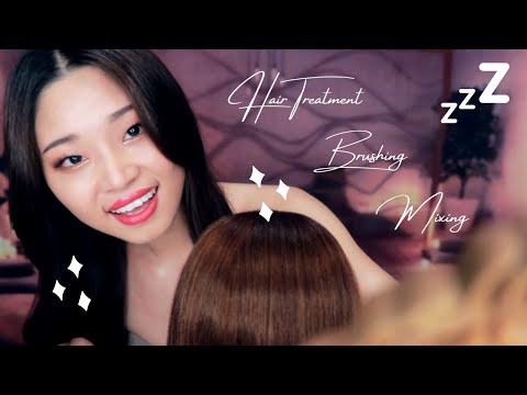 Tingting ASMR Hair Treatment Compilation | Brushing, Mixing, Treatment, Soft Speaking