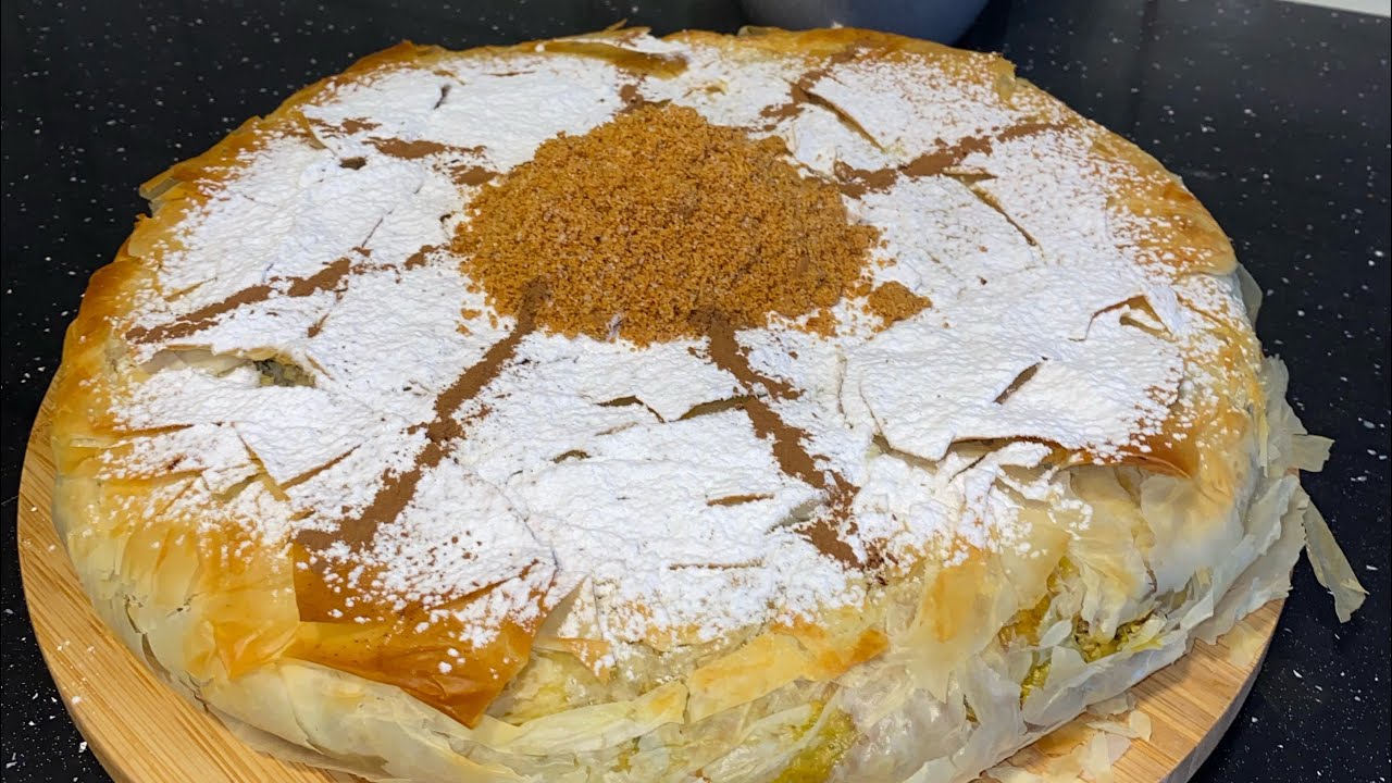 Une pastilla au poulet 🍗 amande, Étape par étape. Ingrédients ⬇️