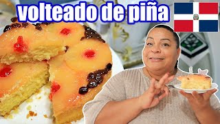 VOLTEADO DE PIÑA /Volteado de piña fácil y esponjoso