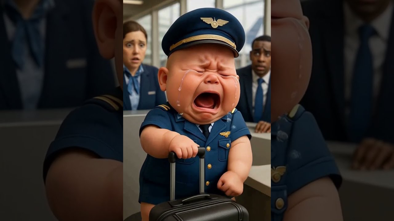 Emotional Baby Flying Plane Captain Cry Video Babycrying Babyshorts