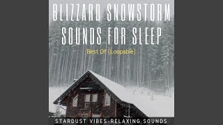 Winter Stream Sounds with Snow Falling & Cool Arctic Wind - Stardust Vibes