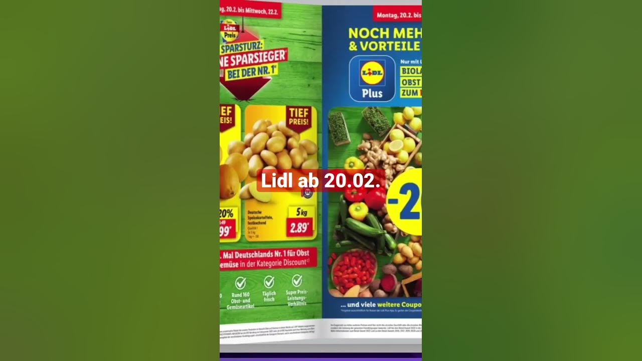 Lidl Wochen Prospekt ab 20.02.2023 griechische Woche YouTube