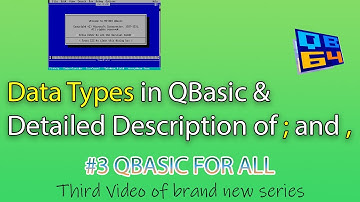 #3 QBASIC FOR BEGINNERS IN NEPALI | DATA TYPE IN QBASIC + Detailed description of ";" & ":"🔥