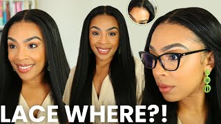 LACE WHERE❗️❓ M-CAP KINKY STRAIGHT WIG ft. BGMgirl Hair