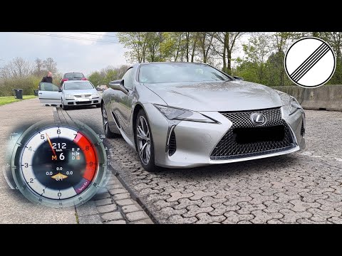 Lexus LC 500 2021 | 477HP 5.0 V8 | Review | AUTOBAHN POV | Drift | Top Speed | by Cars2Drive DE