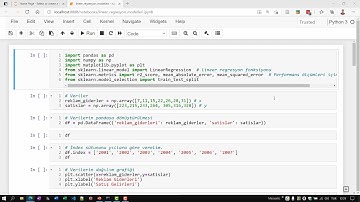 Scikit Learn Dersleri ve Doğrusal Regresyon Modelleri Uygulaması