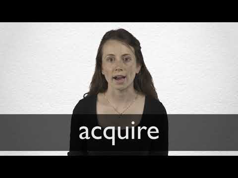 How to pronounce ACQUIRE in British English