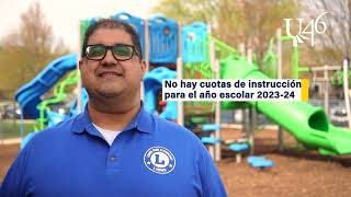 Recordatorio de Inscripción U-46 2023-2024 (Español)
