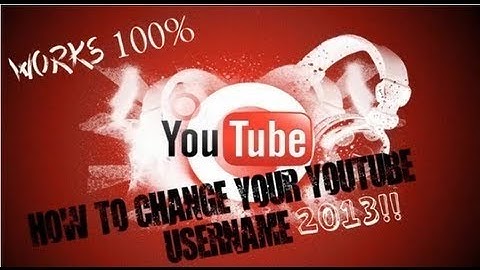 How to change your youtube username without google+ easy!!!