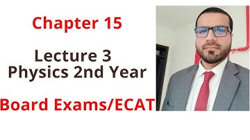ECAT Phy ,Ch 15 , lecture 3, Electromagnetic Induction II 2ND Year Physics Preparation Chap 15,Lec 3