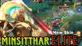 MINSITTHAR DOUBLE HOOK TRICKS || MINSITTHAR TOP 1 GLOBAL BUILD || MINSITTHAR ROAMER GAMEPLAY
