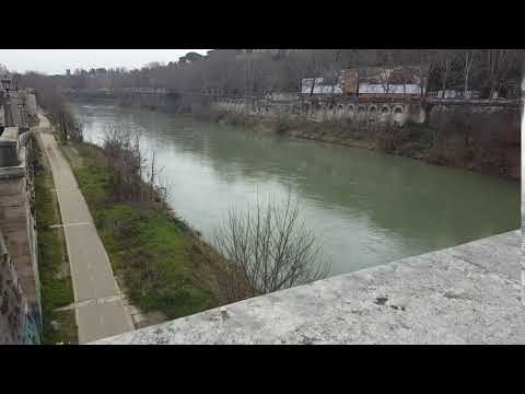 Il Tevere dal ponte Sublicio (acqua che scorre quieta)