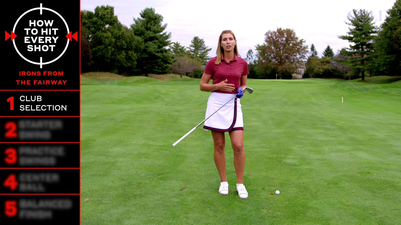 How to hit irons from the fairway YouTube
