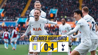 ASTON VILLA 0-4 TOTTENHAM HOTSPUR \/\/ EXTENDED HIGHLIGHTS \/\/ MADDISON, JOHNSON, SON \& WERNER GOALS