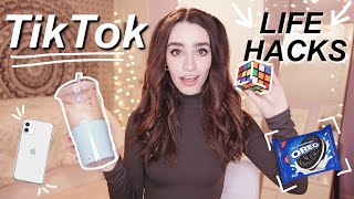 Today we're testing out some viral tiktok life hacks! all stuck at
home now during quarantine, so i thought there'd be no better time to
try l...
