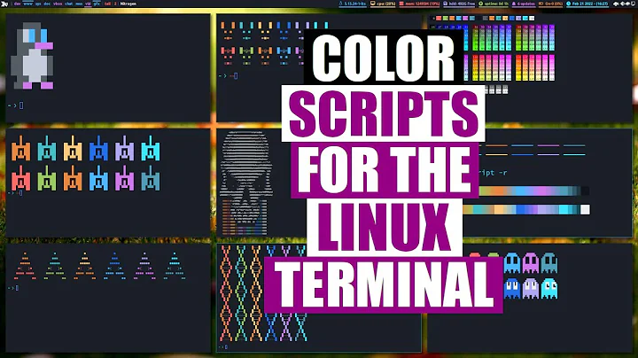 Trick Out Your Terminal With Shell Color Scripts