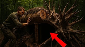 Trú Ẩn Sinh Tồn: Xây căn cứ bí mật trong gốc cây cổ thụ cực đỉnh