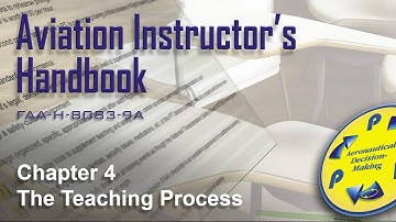 Aviation Instructors Handbook, Chapter 4. The Teaching Process (Audio)