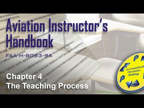 Aviation InsFinance Collegesignmentctors Handbook, Chapter 4. The Teaching Process (Audio)