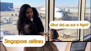 Part 1 Travel vlog| Seattle-Singapore flight| flight food #singaporeairline #travelvlog