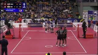 Malaysia vs India - Quarter Final 3 - Team Regu - Premier -  ISTAF Sepaktakraw World Cup Kuala Lu…