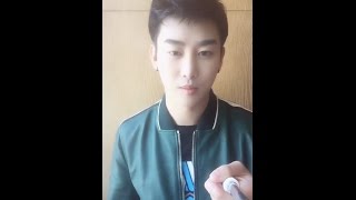 170418 uniq yixuan wenhan inke live hi~好久不见啦~快来围观艺轩和汶翰的直播吧~