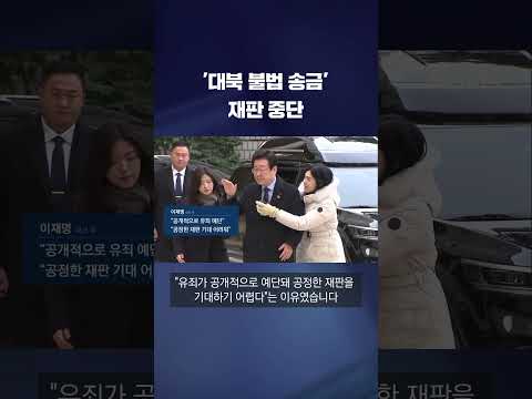 &amp;#39;대북 송금&amp;#39; 재판 중단 #shorts / KBS