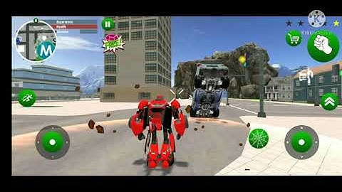 Flying Robot Car Simulator : Real Rope hero Games.Septembar/02/2021..NF Car Gaming...