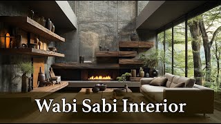 Wabi Sabi Interior Design Mastery: Rustic Wood and Concrete Fusion