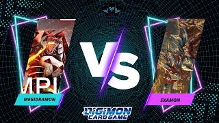 Digi-Casuals Megidramon Vs Examon, Bt23 Bo1