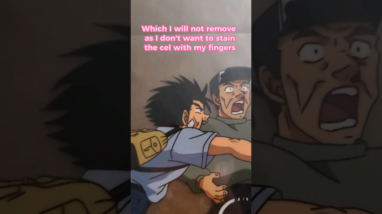 UNPACKING MY FIRST ANIME CEL