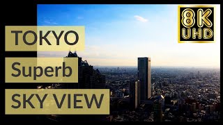 高画質絶景 東京風景新宿都庁 Tokyo scenery Shinjuku Metropolitan Government Building sky view 011 パークハイアット東京
