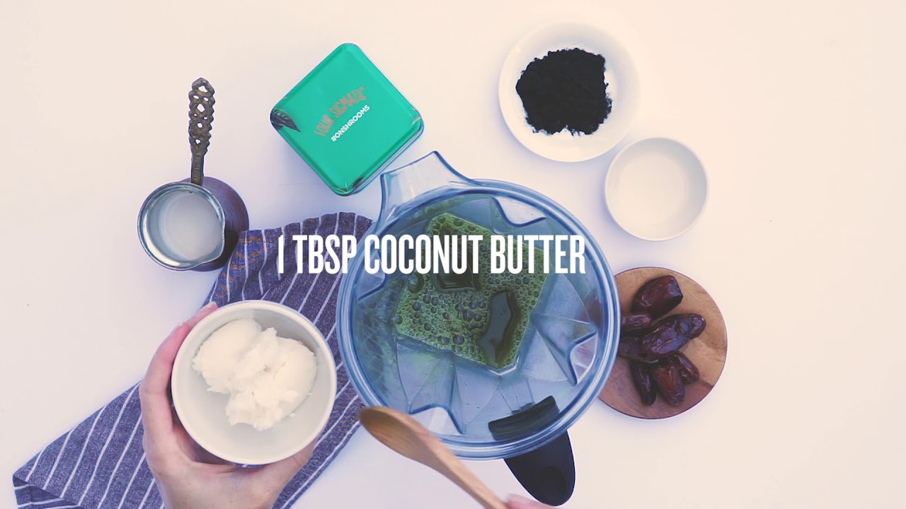 Chlorella and Date Lion's Mane Mushroom Matcha Latte Recipe