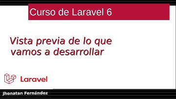 Curso básico de Laravel 6 CRUD - 10 vista previa de lo que vamos a desarrollar