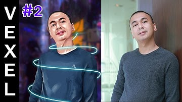 ( Photoshop Tutorial ) Vector Vexel Raditya Dika Basic Realistic Part 2