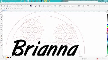 Corel Draw Tips & Tricks Christmas Ornaments with names part 2