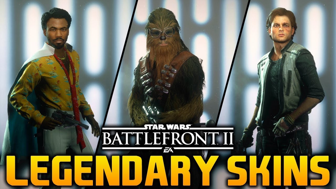 *NEW* LEGENDARY HERO SKINS in Star Wars Battlefront 2