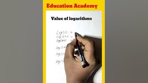 Value of logarithms | Concepts of log | maths tricks | mathematics tricks |  #shorts