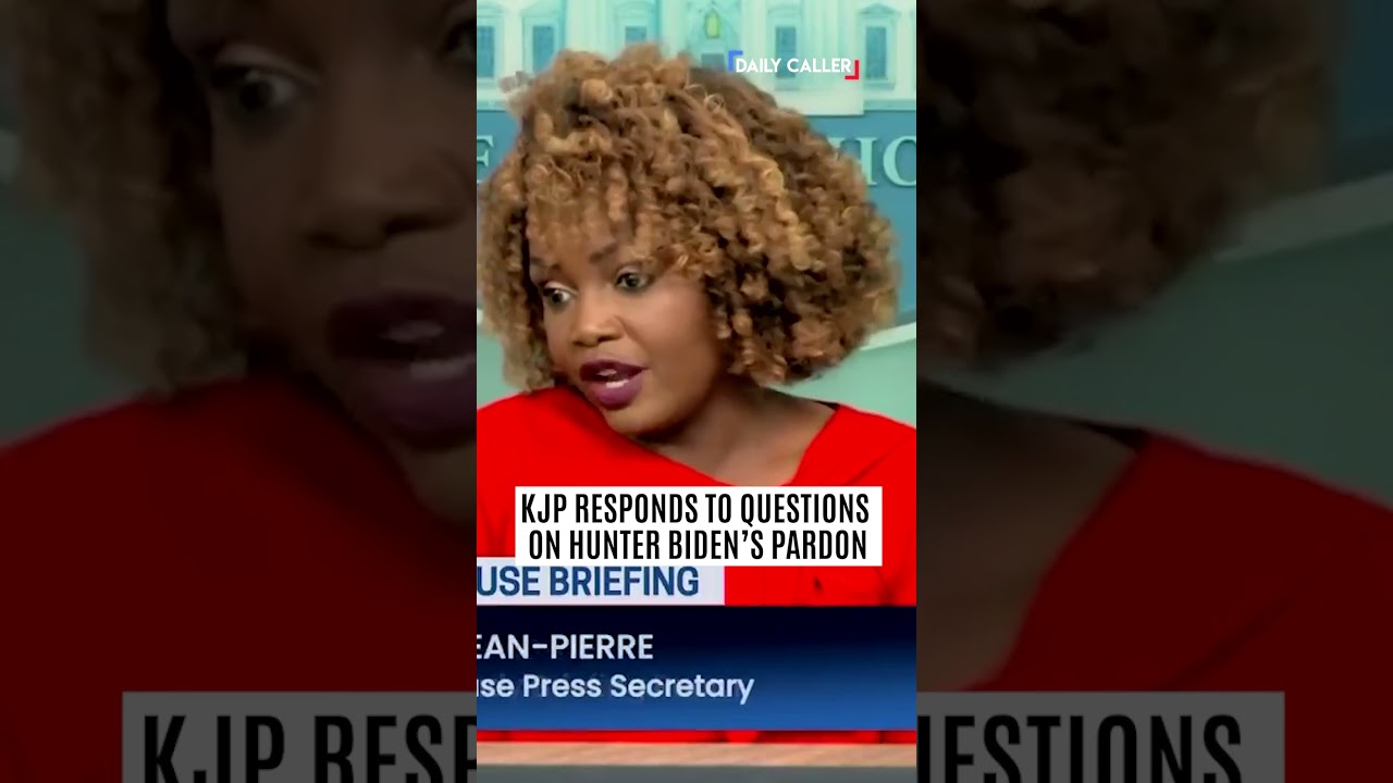 Did KJP just blame republicans for Joe Biden pardoning Hunter?