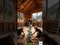 Stunning Epoxy River Floor Installation in a Rustic Cabin |Satisfying Transformation#interiordesign