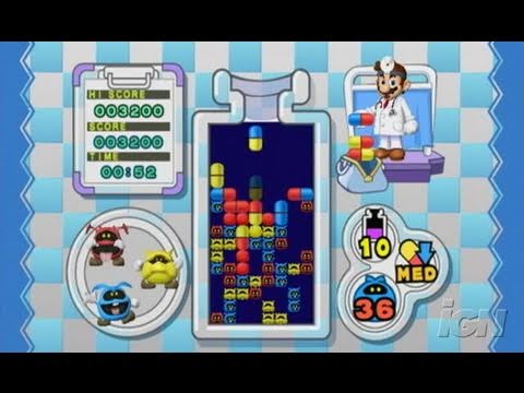 para ver rechazo dígito Dr. Mario Online Rx Nintendo Wii Video - Single player Dr. - YouTube